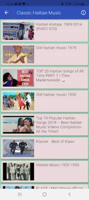 Haitian Music Radio Stations android App screenshot 0